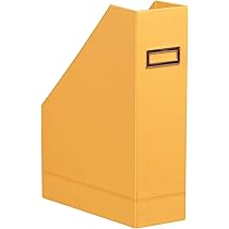 Porta Riviste Rhodia Salvia - 10x25x31cm, Simil Cuoio, Cucitura Arancione, Per Ufficio E Casa - Foto 2
