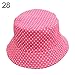 Produktbild goodtimes28 Unisex Baby Dot Floral Floral Bucket Sun Hat Sommer Mädchen Jungen Kids Cap Geschenk 28#