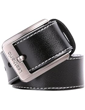Leathario Herren Leder Gürtel Le