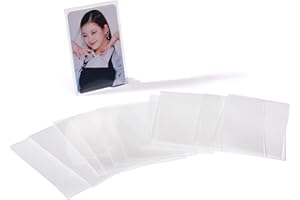 Leuchtturm 369513 Pochettes K-Pop 59 x 90 mm - Paquet de 50, Extra épaisses, Ultra Transparentes, sans Acide - pour Photocards de 59 x 90 mm