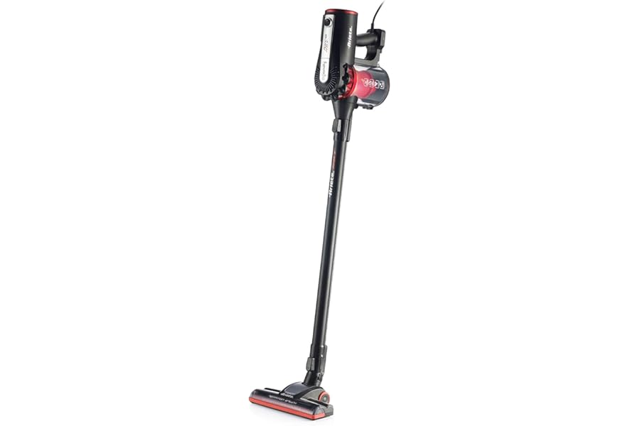 Ariete 2759 Handy Force RBT - Electric Broom with Wire - Vacuum Cleaner and Vacuum Cleaner - Bagless Cyclonic Technology - 2 Brushes - 600 Watt