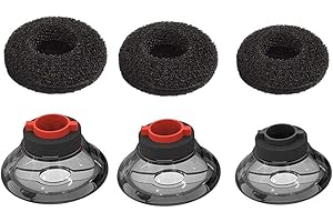 SIGANORPY SML 3Pack Ultra Comfort Eartips with Foam Covers Replacement for Plantronics Voyager 5200/5220 /5210 Series Bluetooth Headset