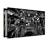 Die Deko-Bilder werden fertig aufgespannt in sicherer Versandverpackung geliefert. Der Massivholz-Rahmen aus nachhaltigem Anbau sorgt für hohe Form Stabilität