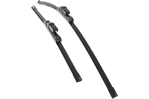 XYZ Parts Front Exact Fit Aero Windscreen Wiper Blades Pair Set Compatible with Ford Fiesta Mk7 Hatchback & Van 2008-2017 26" 65 cm 15" 38 cm Replacements