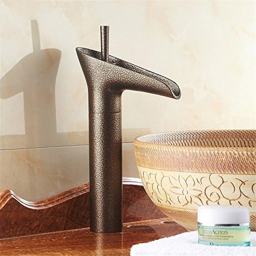 Znzbzt Antique Bathroom Sink Vessel Faucet Basin Mixer Tap Antique basin faucet surface basin single, Single Hole fast on basin mixer bathroom hot and cold-water faucet