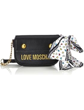 Love Moschino Chain Cross Body Damen Handtasche Schwarz