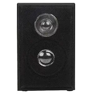 Classic Gold Wooden Mini Aux Mobile Speakers (Black)