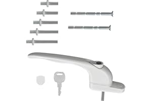 Solvayne Universal uPVC Window Handle Multi-Spindle – Durable, Easy-to-Install Window Handle Replacement for uPVC Windows