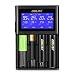 Produktbild InLife Akku Ladegerät Golisi S4 Universal Batterie Ladegerät mit LCD-Display und 4 Slot für Li-ion Batterie( 18650/26650/21700/20700/18500/18350/18490) und NiMH oder NiCd Batterie(AAAA/AAA/AA/A/SC/C)