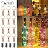 Un gran ayudante para la decoración: las luces de esta botella de vino pueden ser fáciles para cualquier forma de bricolaje que desee. Adecuado para fiestas, bodas, barbacoas, Halloween, Navidad, cuadrados, jardines, decoración interior y exterior, etc. También es un gran regalo para sus hijos, amigos y familiares.