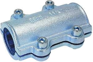 GEBO ARMATUREN GMBH Gebo Temperguss Dichtschelle Reparaturschelle Dichtungsschelle 1/2" - 2 1/2" (DN65 2 1/2")