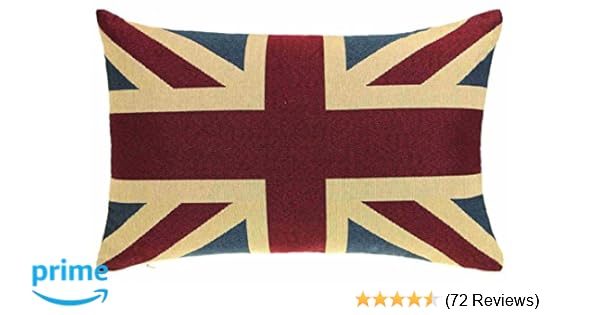 Union Jack Filled Cushion Luxury Tapestry Cushions 30cm X 45cm