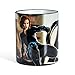Produktbild Avengers Age of Ultron Black Widow Tasse Kaffeebecher Marvel Superheldin Motiv mit Logo lizenziert schwarz 300ml