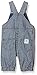 Pumpkin Patch Baby-Boys Stripe Dungarees Plain Dungarees, Blue (Indigo Denim), 3-6 Months (Manufacturer Size:3-6M)
