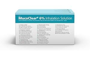 ‎NEBICORUM PARI MucoClear 6% Inhalation Solution – Pack of 60 – Mucus Relief & Easy Expectoration from Sinuses & Lungs – Sterile, Preservative Free – Suitable for All Ages