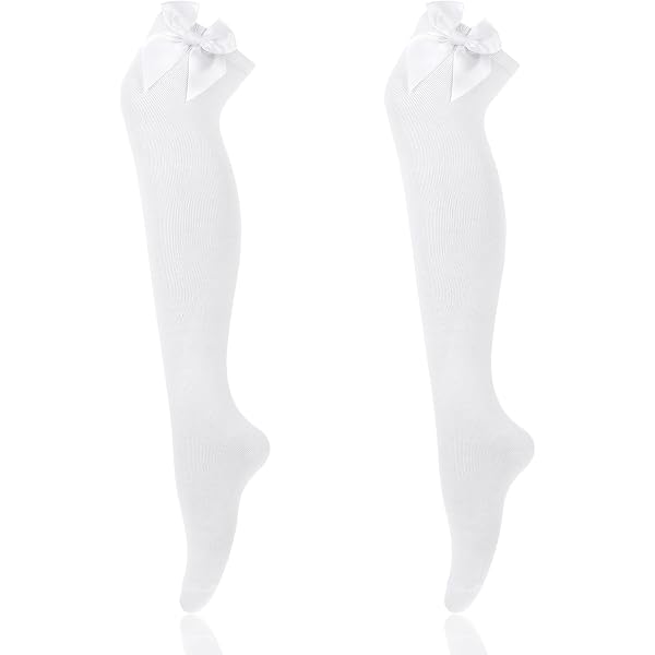 6 Paires De Chaussettes Licorne Haute Pour Fille - PHOGARY Bas En Coton Mignon - Chaussettes Mi-Mollet 3-12 Ans