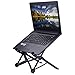 Produktbild Notebook Ständer, M.Way Faltbarer Laptopständer, Komfortabler und Universal Notebook Ständer, Höhenverstellbar, Augen-Niveau Ergonomisches Sitz für Macbook-Computer, leicht für Büro und Reisen schwarz