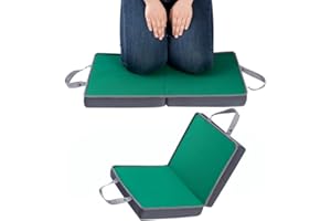 VIVO TECHNOLOGIES Garden Kneeling Pad, Large Size 62x35x6cm Soft Durable High Density Thick Foam Kneeling Pads, Kneeler 6CM Thick With Carry Handle,Gardening Tool Cushion Kneeling Mat Foldable for Gardening