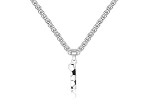 Lantine Collana con numero di calcio per ragazzi n. 1 – 100 numero ciondolo in acciaio inox, catena numero 55 cm, regalo per ragazzi e ragazze