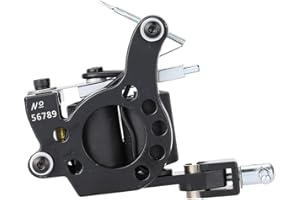 SONEW Máquina de tatuaje de aleación profesional, Tattoo Shader 10 Warps Cobre Bobinas Tattoo Liner Machine Shader Gun