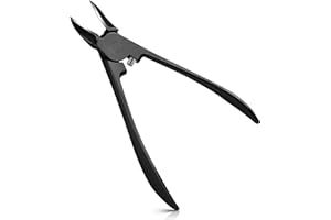 FVION Precisión Alicates Cortaúñas de Para para uñas encarnadas y gruesas, acero inoxidable y punta afilada, cortaúñas encarnadas