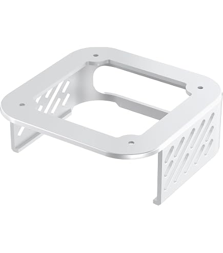 Supporto In Metallo Per Mac Mini M1/M2/M2 Pro – Fissaggio A Parete, Sotto Scrivania O Dietro Monitor Con VESA, Antigraffio, Include Portapenne E Viti