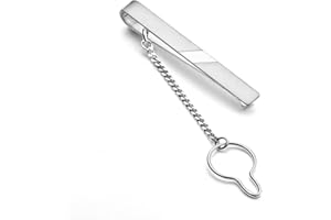 STERLL Cravatta Argento Da Uomo In Argento 925 Con Finitura Spazzolata