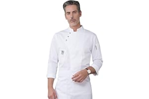 Dooxii Unisex Men Women Autumn Long Sleeve Chef Jackets Professional Western Food Kitchen Cook Working Uniform Tops