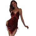 Women Lingerie velvet Chemise Sleepwear Babydoll Teddy Lingerie