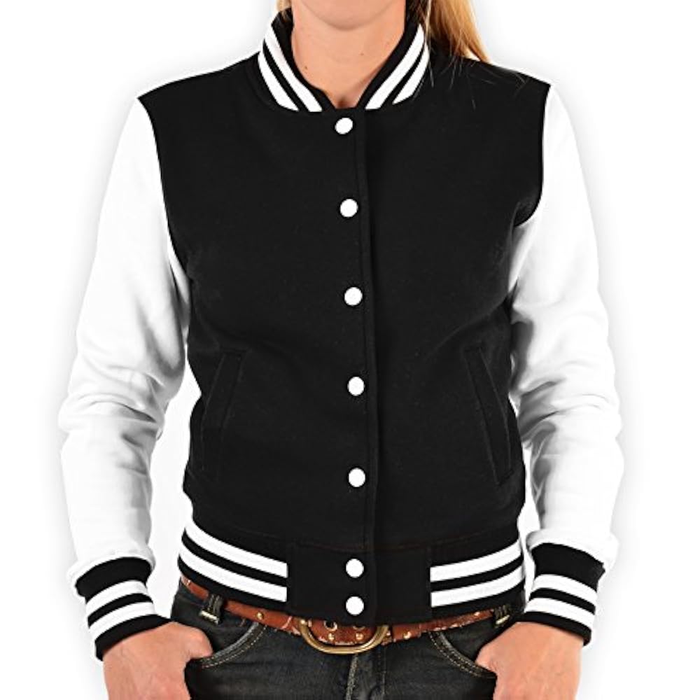 US Girl College Jacke - ein Klassiker in Schwarz - Goodman Design