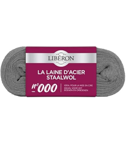 Laine D'acier Wolfcraft - Grade 1, Pack De 200, Pour Nettoyage Et Ponçage Métal, Bois, Carrelage