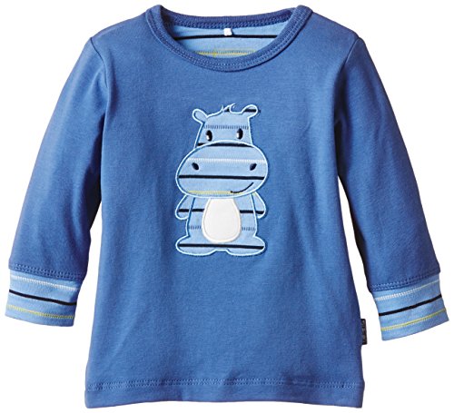 NAME IT Baby Boys Nitkeaton Nb So Ls Top Ger 415 Shirt, Blue (federal Blue), 6-12 months (Manufacturer size: 80)