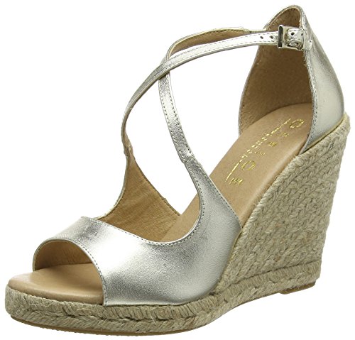 office gold espadrilles