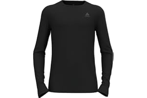Odlo Bielizna termiczna dla mężczyzn Merino 200 I Bielizna Merino dla mężczyzn I Koszulka termiczna z długim rękawem Koszulka termiczna z długim rękawem i okrągłym dekoltem I Mężczyźni, XL