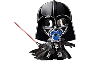 GUOML Sticker BÉBÉ A BORD ! Baby Dark Vador BLEU... H.12 cm