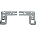 Paxanpax PLD1587 Compatible for BSH Bosch, Neff, Siemens Multi-Model Fitting Dishwasher Bracket Fixing Kit (00165778), Silver