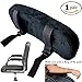 Produktbild OOAGE Stuhl Memory Foam Armlehne Pads seidig glatte Oberfläche Bezug kann reduzieren die Druck der elbow-super Ellenbogenbandage, Schwarz (2-teiliges Set) - S
