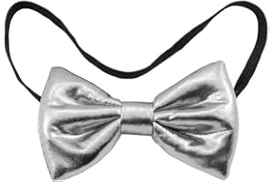 Folat B.V.- Pajarita Plata Metalizada, Color plateado (61671)