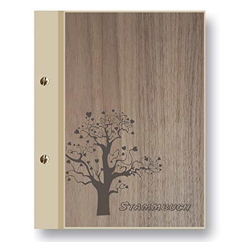 Stammbuch der Familie Holz Nussbaum `Albero' Familienbuch Familienstammbuch Stammbaum Stammbücher - A5