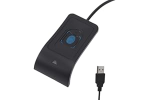 Yanmis Desktop USB Fingerprint Reader, 360° Touch Biometric Fingerprint Scanner for Wins 10 11 for Android for Linux