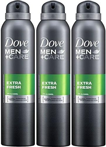 DOVE ANTIPERSPIRANT MEN EXTRA FRESH 150ML - PACK OF 3