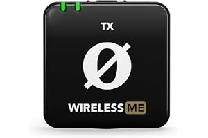 RØDE Wireless ME TX Ultrakompakt trådlös sändare med inbyggd mikrofon, GainAssist-teknik och över 100 meters räckvidd för fil