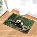 Produktbild XHWL767 Wild Animal Decor, Safari Panda spielt auf dem Kofferraum gegen Bambus-Badteppiche 40x60CMToor Badezimmereinzelteile für die hintere Tür