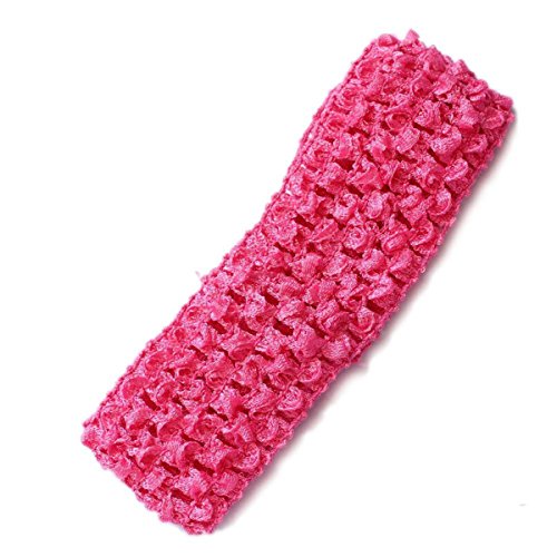 WINOMO 24St elastischem Crochet Haarband Stirnbänder Haargummis für Baby Girls Kleinkind - 7