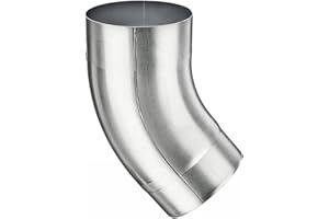 DACHRINNEN-SHOP.DE Zinc Downpipe Elbow DN 80 / 40 Degrees