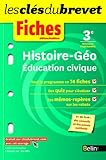 Histoire géographie éducation civique 3e : Fiches détachables