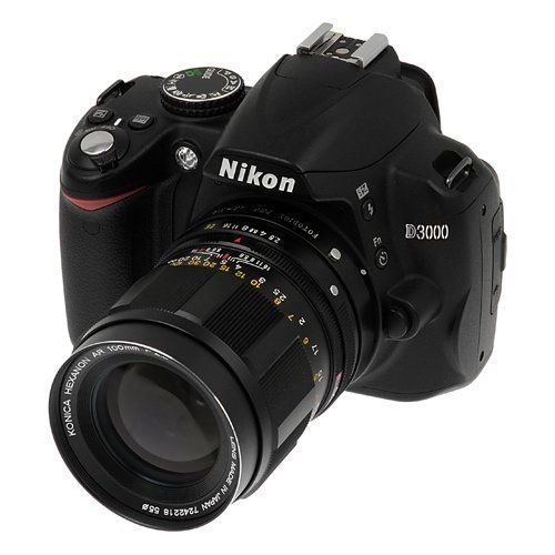 Fotofiox Pro - Adaptateur de monture d objectif  pour objectif Konica AR et appareils photo Nikon F-Mount DSLR