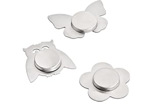 emperoch 3pcs Magnetic Tablecloth Weights Decorative Table Cloth Holder Clip Butterfly Owl flower Pattern Tablecloth Weights Stainless Steel Tablecloth Weights for Banquet,Wedding,Picnic