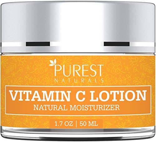 Purest Naturals Anti-Aging Vitamin C Facial Moisturizer Lotion - Best Face Wash For Skin Brightening &amp; Sun Protection - With Green Tea, Hydrating Jojoba Oil &amp; MSM …