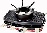 Potencia 1200 W Ariete 793 Raclette/Fondue 8 personas Hora de festejar (Party Time) 3 en 1 rojo